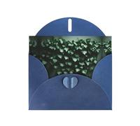 Blue YYHWHJDE Green Creeper Picture Greeting Card 6x4 in with Double-Sided Pearl Effect and Environmentally Friendly Ink