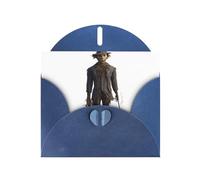 Blue YYHWHJDE Scary scarecrow Picture Greeting Card 6x4 in with Double-Sided Pearl Effect and Environmentally Friendly Ink