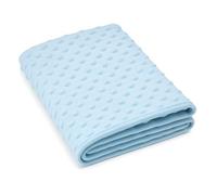 Blue Zebra - White Plain (WITH NOTHING ON IT) Personalised Baby Blanket | (UNPERSONALISED) Soft Gift Boys Girls Unisex Prince Princess Crown Gypsy Romany