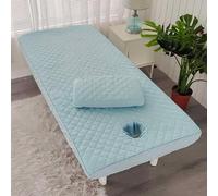 Blue1,80x190cm/2.6x6.2ft,Massage Table Sheets Reusable Beauty Bed Cover with Breather Hole,Stretchy Solid Color Massage Fitted Sheet Washable Elastic Spa Massage Bed Cover