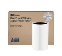 Blueair Genuine HEPASilent Replacement Filter for Blue Pure 411 3210 Air Purifier - Removes 99.97% of Pollen, Dust, Pet Dander, Mould,Bacteria & Viruses Activated Carbon Reduces VOCs, Odours,Chemicals