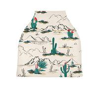 Blueangle Desert Cactus Baby Car Seat Cover Canopy Stretchy Soft Nursing Breastfeeding Cover Multi-Use Breathable Stroller Cover