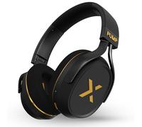 BlueAnt Pump X - The Gym Headphones | Sports Headphones | Cushioned & Cooling Ear Pads | (ANC) Active Noise Cancelling/Advanced Transparency | Wireless | Up to 58hr Play Time (Black | Gold)