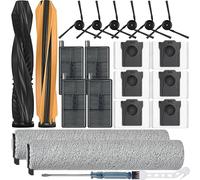 Bluearks Pack of 22 Accessories for Dreame Aqua10 Ultra Roller and Aqua10 Ultra Roller Complete Robot Vacuum Cleaner, Consisting of 1 Main Brush, 2 Roller Mop Pads, 4 HEPA Filters, 6 Side Brushes, 6