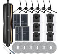 Bluearks Pack of 25 Accessories for Dreame L10s Ultra Gen 3/X40 Ultra Complete/L40 Ultra/Mova P50 Ultra Robot Vacuum Cleaner, 1 TriCut Brush, 4 Dust Container Filters, 6 Mop Pads, 6 Side Brushes, 6