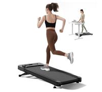 Bluearth Walking Pad with 10% Auto Incline, Under Desk Treadmill for Home and Office, Smart App Scenic Routes & Live Classes, with Hiking & Running, Remote & LED Display