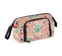 Bluebell Carnations Wild Flowers Seeds pencil poucheses Large Capacity Pen Pencil Case Lightweight Pencil Cases For Adults for Man School Must Haves