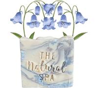Bluebell Handcrafted Soap Bar, Moisturising Vegan Soap, Natural Exfoliating Soap with Cocoa Butter & Almond Oil, Zero Waste Travel Soap, No Chemicals and Preservatives, 100g - The Natural Spa