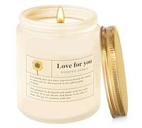 Bluebell Scented Candle For New Parents, Relaxation Gift In A Glass Jar With Plant Wax