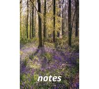 Bluebell Woods Angmering Sussex | Beautiful notebook, A6 6” x9” blank lined journal 108 pages, thoughtful gift for friends and colleagues