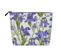 Bluebell01 Print Toiletry Bag Cosmetic Bag Large Capacity Travel Makeup Bag for Women for Daily Use Travel