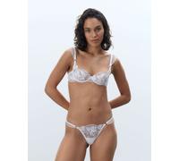 Bluebella Gabriella Floral Briefs White