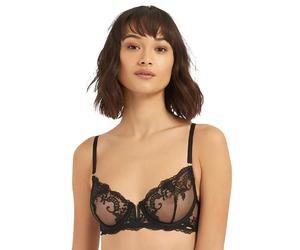 Bluebella Womens 40992 Marseille Plunge Bra - Black - Size 32C
