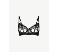 Bluebella Womens Bluebella Marseille Underwire Stretch-Lace Bra Black 36DD