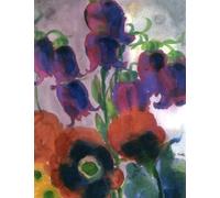 Bluebells and Poppies Paint by Numbers for Adults DIY Oil Painting Kits Canvas