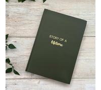 Bluebells & Bumblebees Life Story Journal | Tell Me Your Story Memory Book | Story Of A Lifetime | Gift for Parents | Dear Mum, Dad, Grandma, Grandad (Forest)