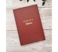 Bluebells & Bumblebees Life Story Journal | Tell Me Your Story Memory Book | Story Of A Lifetime | Gift for Parents | Dear Mum, Dad, Grandma, Grandad (Sangria)