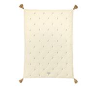 Blueberries embroidered blanket Blue 100x100