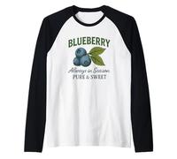 Blueberry Always In Season Pure Sweet Raglan Baseball Tee