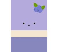 Blueberry Bliss Notebook: Cute Blueberry-Themed Journal for Notes, Writing, School, Work & Everyday Use: 120 Ruled Pages | 7 x 10 Inch | Perfect for ... & Thoughtful Gifts for Teens, Students,