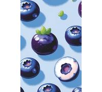 Blueberry Bliss Notebook - Glossy 3D Berry Cover - Lined Journal for Notes, Writing and Reflection (Fruity Vibes Series - Notebooks)