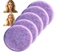 Blueberry Fields Sham/poo Bar for Thinning Flat Fine Frizzy Hair, deep nourishing Hydrating blueberry shamp/oo bar, Blue/berry Scent Hair Care B/ar,lilghtweight oil control blueb/erry shamp/oo (5pcs)