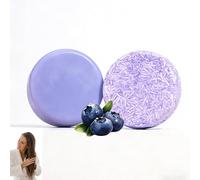 Blueberry Fields Shampoo & Conditioner Bundle Bars, Blueberry Country Shampoo Soap For Thinning Hair Care, Soothes Frizz Nourishes Hair Roots Promotes (2PC)