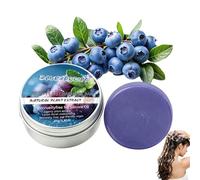 Blueberry Fields Shampoo & Conditioner Bundle Bars, Solid Shampoos Soap, Organics Blueberry Fields Shampoo Bar for Hair Loss Reduction & Scalp Health, for Hair Thinning, Frizz (Conditioner)