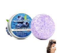 Blueberry Fields Shampoo & Conditioner Bundle Bars, Solid Shampoos Soap, Organics Blueberry Fields Shampoo Bar for Hair Loss Reduction & Scalp Health, for Hair Thinning, Frizz (Shampoo)