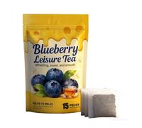 Blueberry Flavored Black Tea - Premium Leisure Tea, Individually Packaged Tea Bags