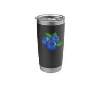Blueberry Fruit Funny Berry Lover Eater Graphic Stainless Steel Insulated Tumbler