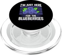 Blueberry Fruit - I'm Just Here For The Blueberries PopSockets PopGrip for MagSafe