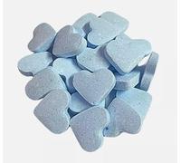 Blueberry Heart Sweets, 1kg Bulk Pack, Blue Dextrose Candy Hearts for Decorating