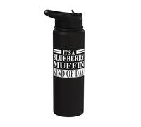 Blueberry Muffin Apparel | Best Funny Muffins Lover Design Stainless Steel Insulated Water Bottle