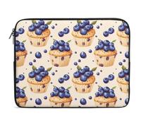 Blueberry Muffins Cakes Laptop Sleeve Case Computer Protective Briefcase Handbag Slim Cover Carrying Bag