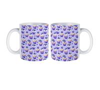 Blueberry Muffins Cakes Personalised Mug Ceramic Coffee Cup with Handle 11oz Customised Gifts for Birthday