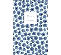 Blueberry Notebook - Ruled Pages - 5x8 - Premium: (Powder Blue Spot Edition) Fun notebook 96 ruled/lined pages (5x8 inches / 12.7x20.3cm / Junior Legal Pad / Nearly A5)
