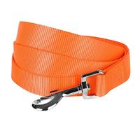 Blueberry Pet 2 cm by 150 cm Classic Solid Basic Nylon Dog Leads Made For Last - Florence Orange, Medium, Matching Collar & Harness Available Separately
