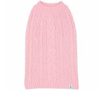 Blueberry Pet Classic Wool Blend Cable Knit Pullover Dog Jumper in Muted Pink, Back Length 46cm, Pack of 1 Clothes for Dogs