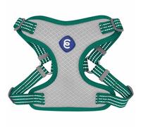 Blueberry Pet Essentials Back to Basics Reflective Dog Harness Vest, Dark Green, Medium, Adjustable Harnesses for Dogs