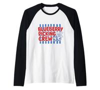 Blueberry Picking Crew Blueberry Festival Eat Blueberries Raglan Baseball Tee