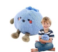 Blueberry Plush Toy - Cute Fruit Doll, Mini Soft Figure | Funny Round Character Decoration Sweet Stuffed Design for Home Kids Adults Bedroom Shelf Tabletop Pillow Couch Display Gift Use