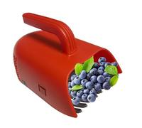 Blueberry Rake Scoop | Ergonomic Handle Fruit Picking Tool | Red Berry Picker For Cranberries Cherries Blueberries | Garden Tool For Harvesting Lawns Gathering Leaves