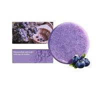 Blueberry Shampoo and Conditioner Bar Bundle, Natural Formula with Blueberry Extract, Helps Reduce Breakage, Nourish Hair Root, Cleansing Soap for Haircare (shampoo)