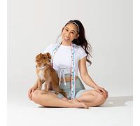 Blueberry Style × Jackelyn Ho 2021 New Variety Magic Box in Mountain Climbing Fun - Soft Small Dog Collar, High Density 6 ft Yoga Stretch Strap and Skinny Elastic Headbands for Pet Lover