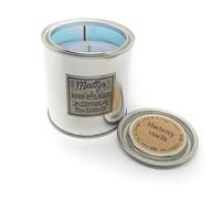 Blueberry & Vanilla Scented Coconut & Rapeseed Candle. ECO Recyclable Packaging. Vegan Friendly