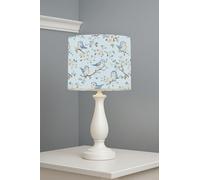 Bluebird Blossom Serenade lightshade - 20 x 18.5cm Table Drum Shade | A194A6