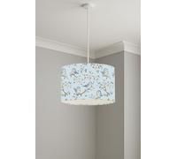 Bluebird Blossom Serenade lightshade - 30 x 21cm Ceiling Drum Shade | A194A6