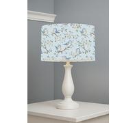 Bluebird Blossom Serenade lightshade - 30 x 21cm Table Drum Shade | A194A6