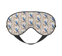 Bluebird Design 01 Eye Mask for Sleeping, Sleeping Mask Blocking Out Light Perfectly for Women and Men, Soft and Comfortable Blindfold for Travelling